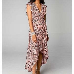 Buddy Love DREW WRAP MAXI DRESS in animal print